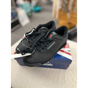 Reebok Womens Princess Black Casual Shoes Size 8 New In Box